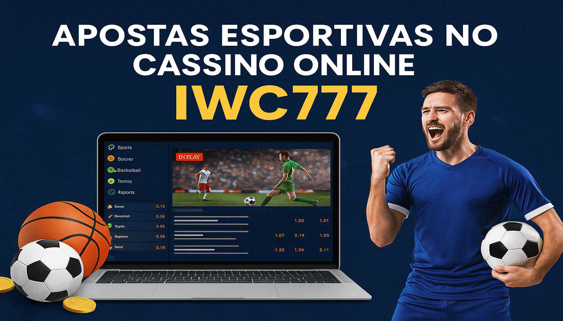 Aposte em apostas esportivas no cassino online IWC777