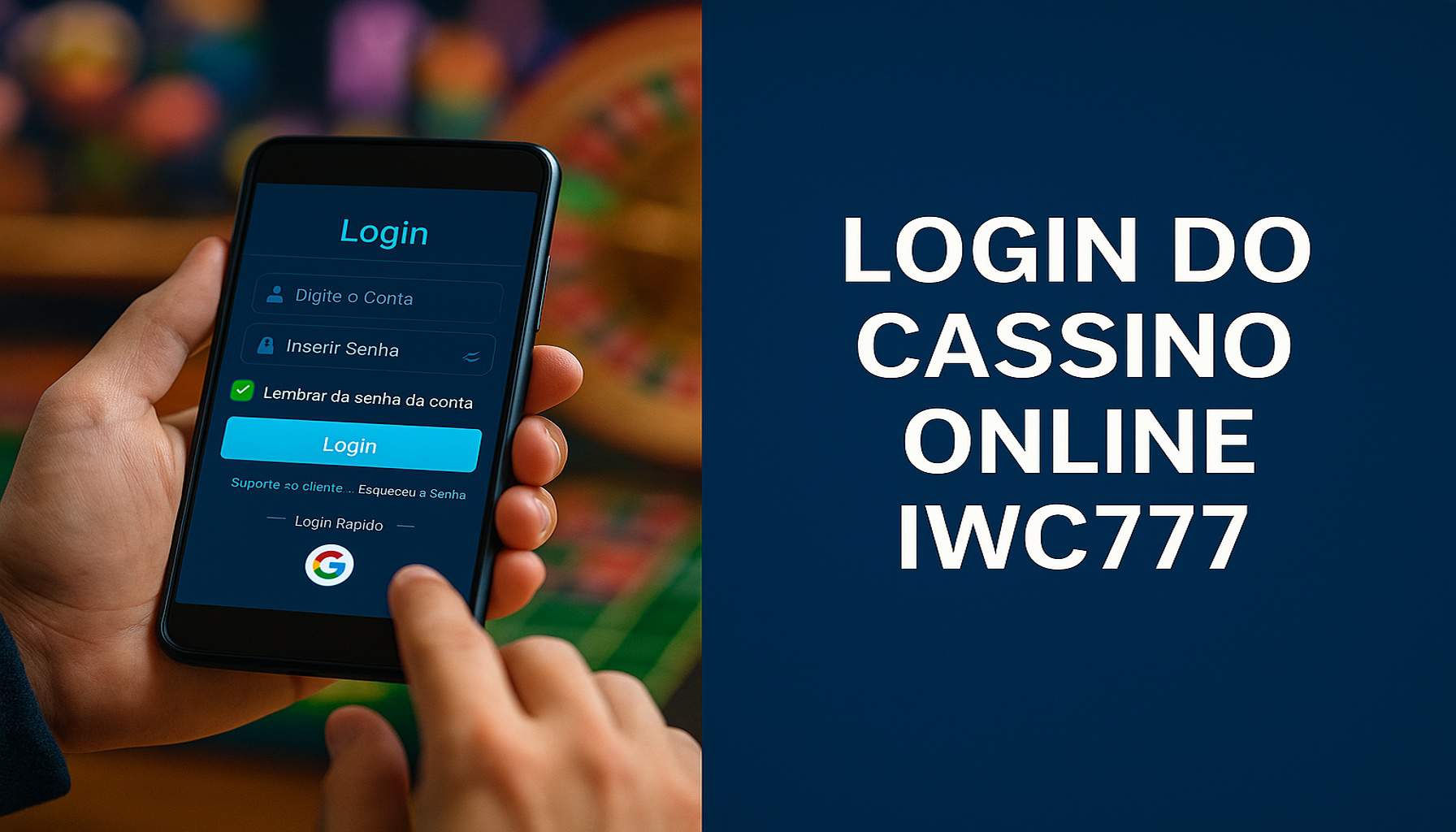 Não Perca tempo, o rRgistro na site IWC777